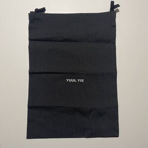 YUUL YIE Black Dust Travel Bag Jewelry Shoes Storage Soft Fabric Drawstring